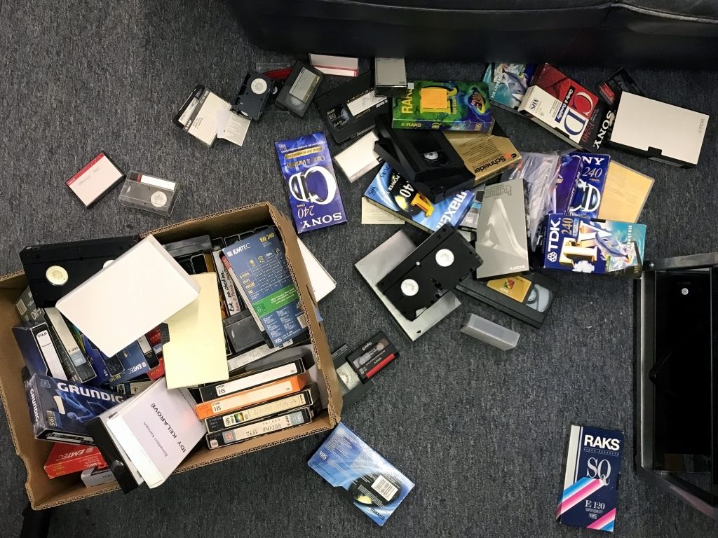 Likvidace VHS kazet, kam vyhodit VHS kazety