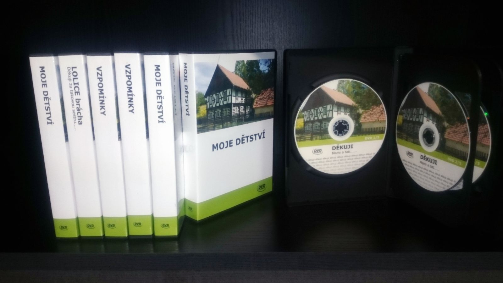 Rodinné DVD z přepisu VHS - potisk