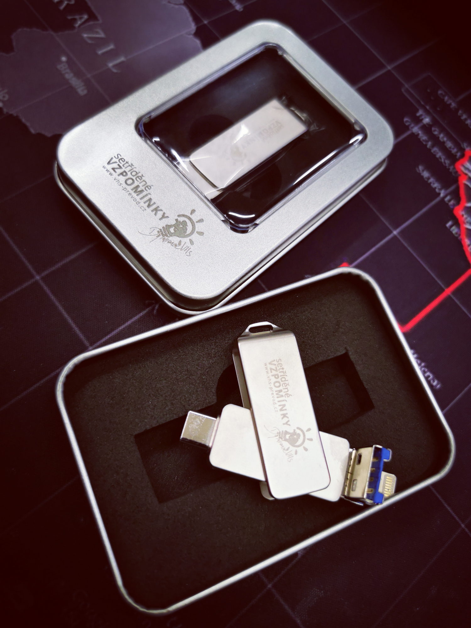 USB Flash disk digitalizace VHS