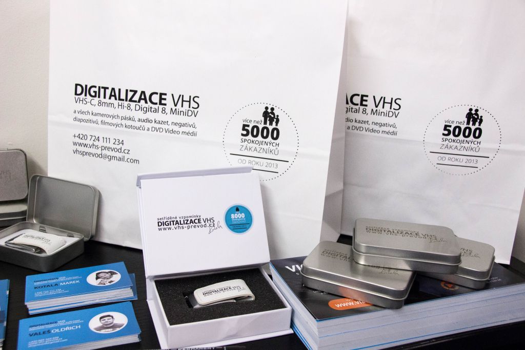 VHS převod - vlastní USB flash, HDD, DVD